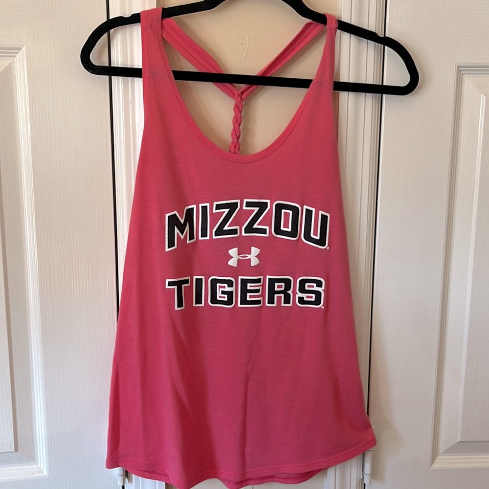 Under Armour Pink Mizzou Tigers Tank